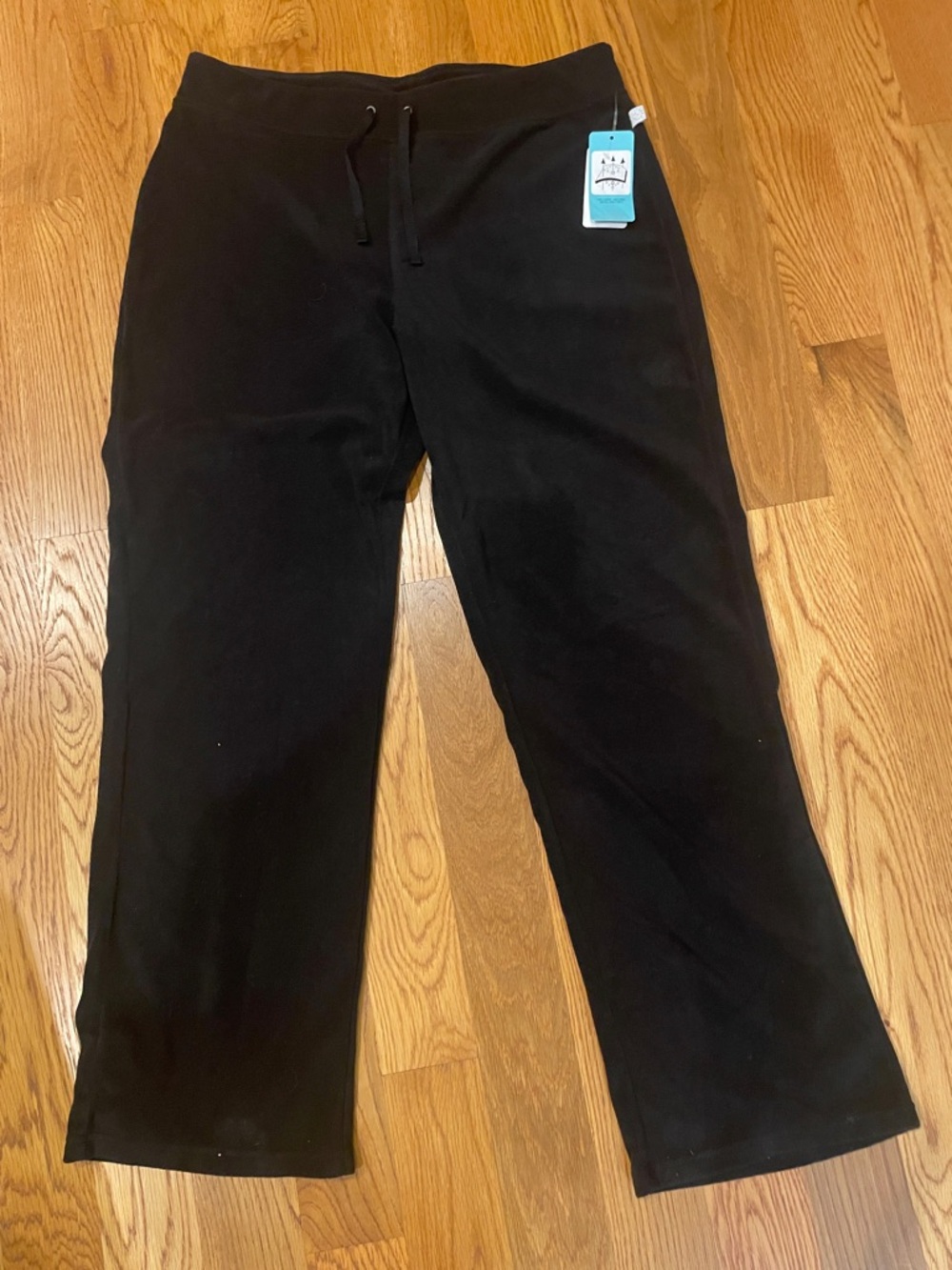 Be Inspired Black Pull-On Super Soft Lounge Pants Lg (OL2)